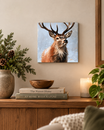 SNOWY DEER