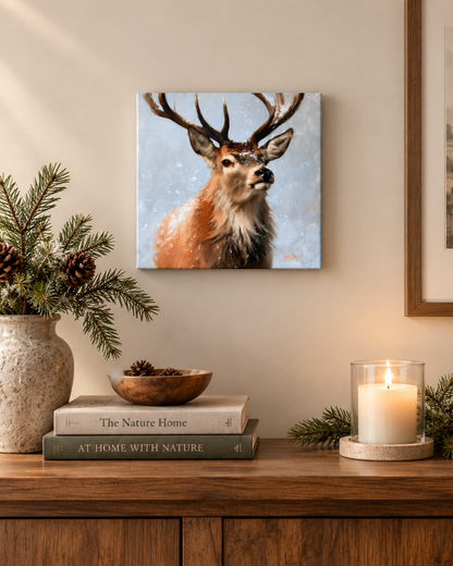SNOWY DEER