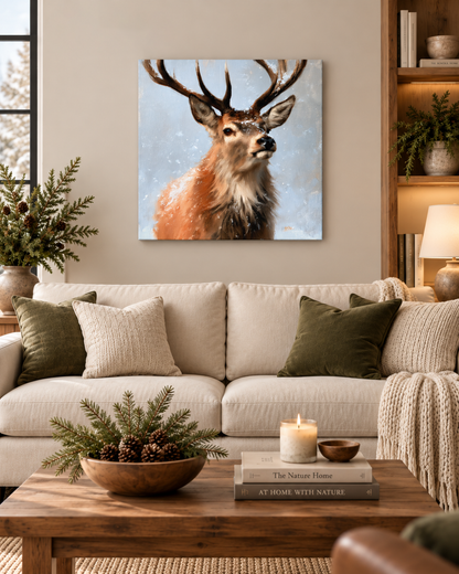 SNOWY DEER