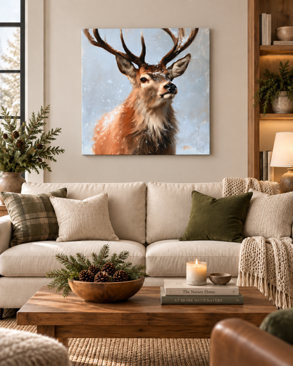 SNOWY DEER