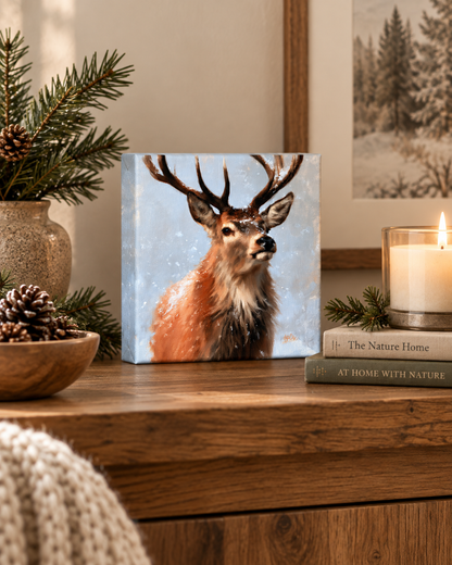 SNOWY DEER