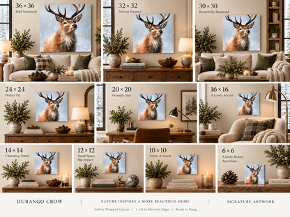SNOWY DEER