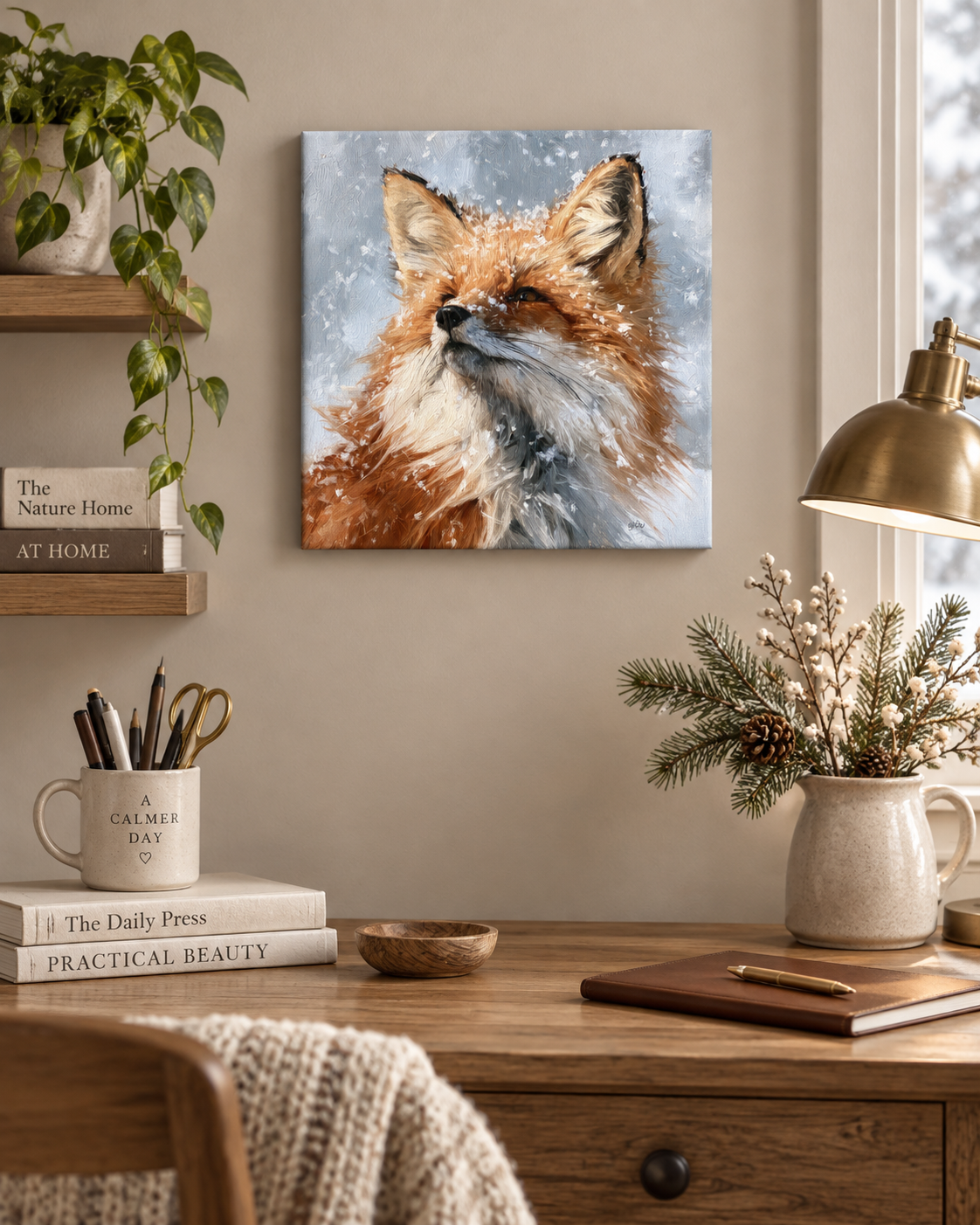 SNOWY FOX
