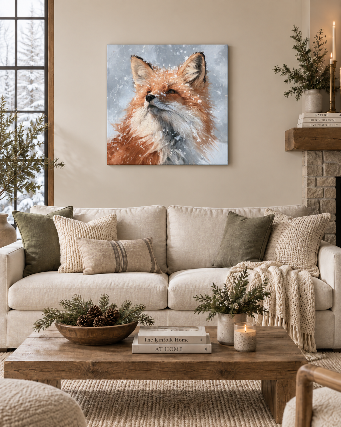 SNOWY FOX