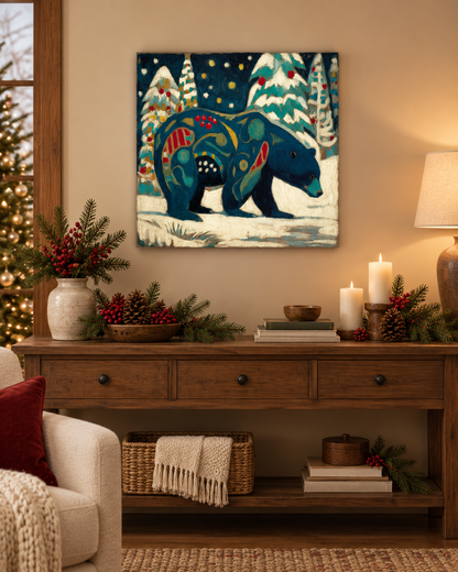 SNOWY NIGHT BEAR