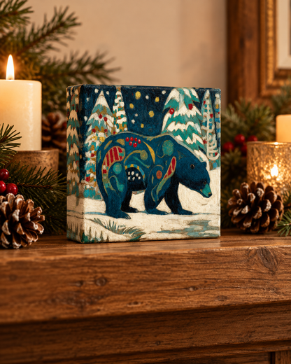 SNOWY NIGHT BEAR