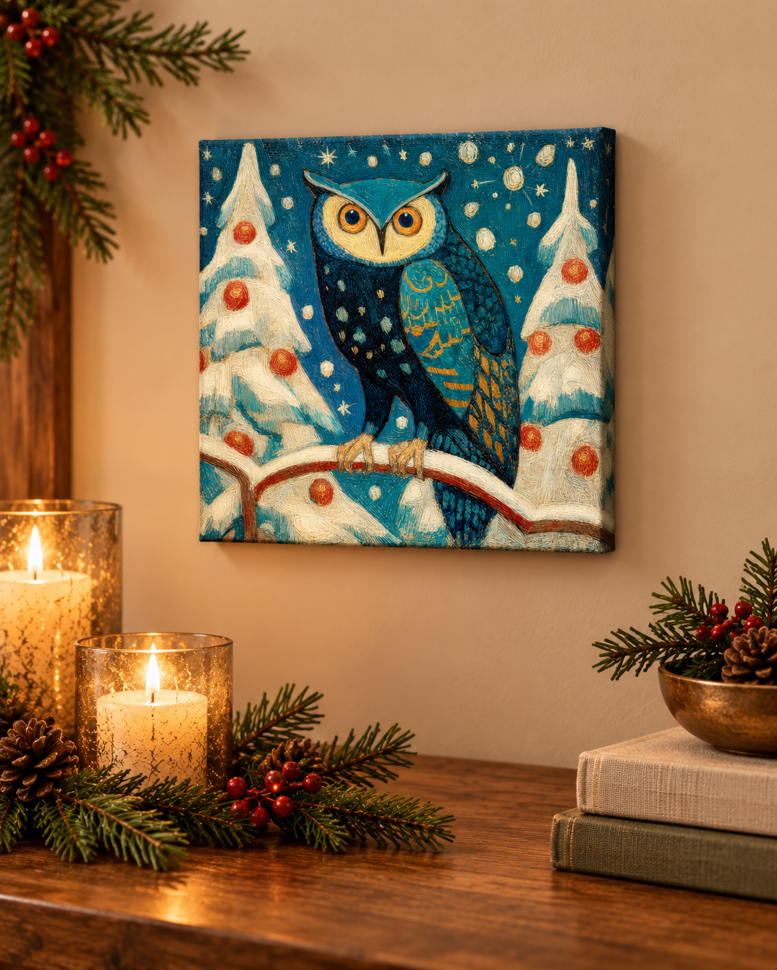 SNOWY NIGHT OWL