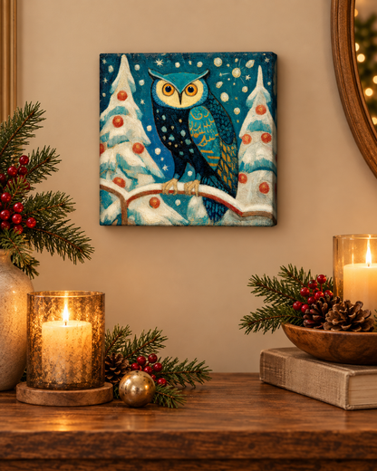 SNOWY NIGHT OWL