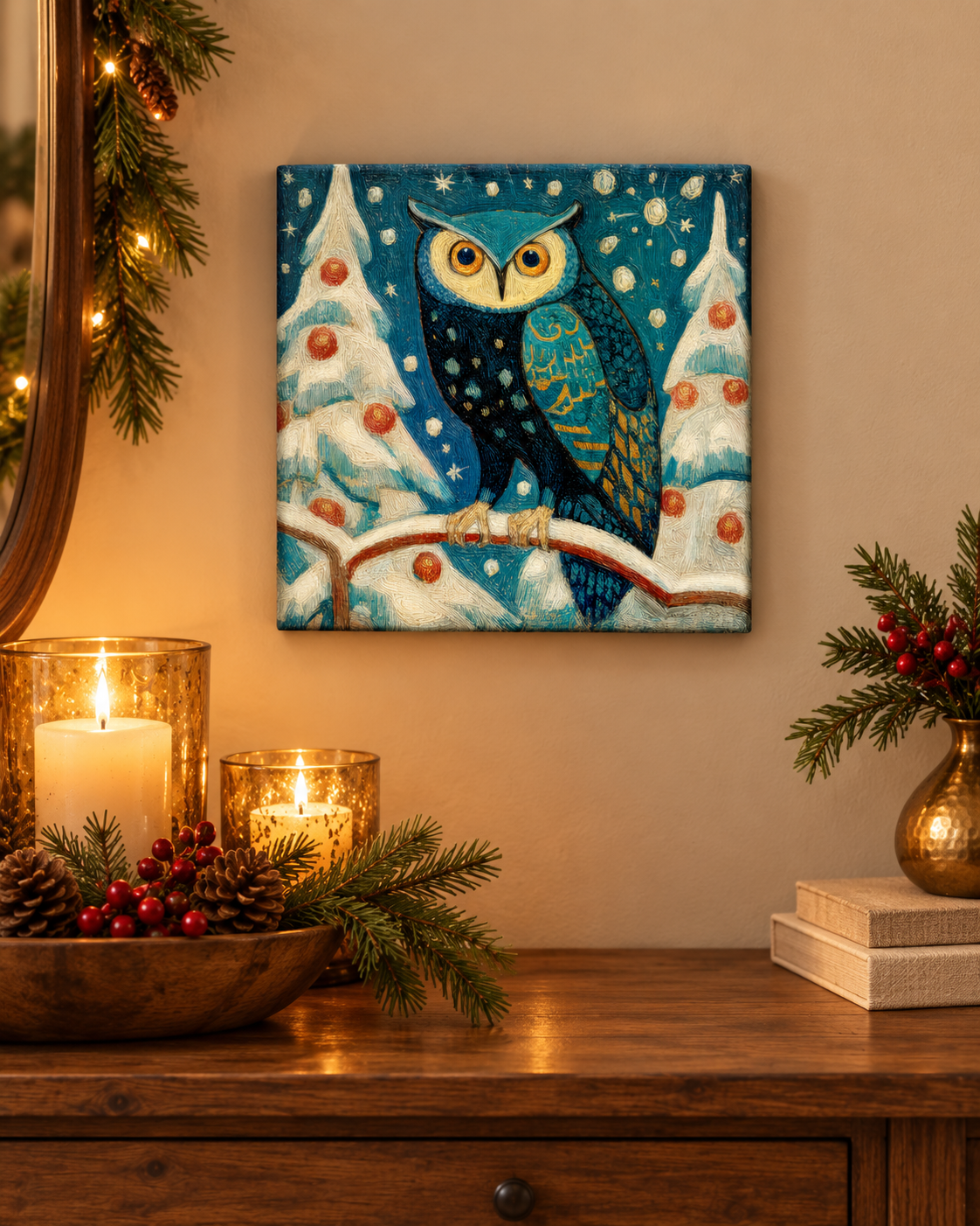 SNOWY NIGHT OWL