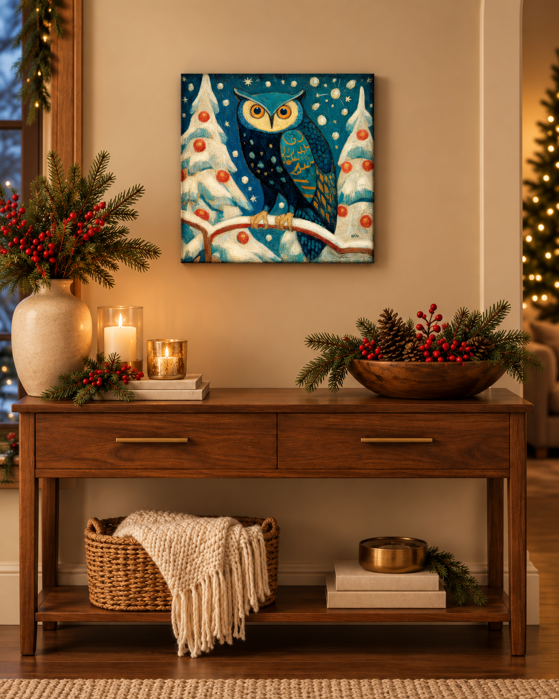 SNOWY NIGHT OWL