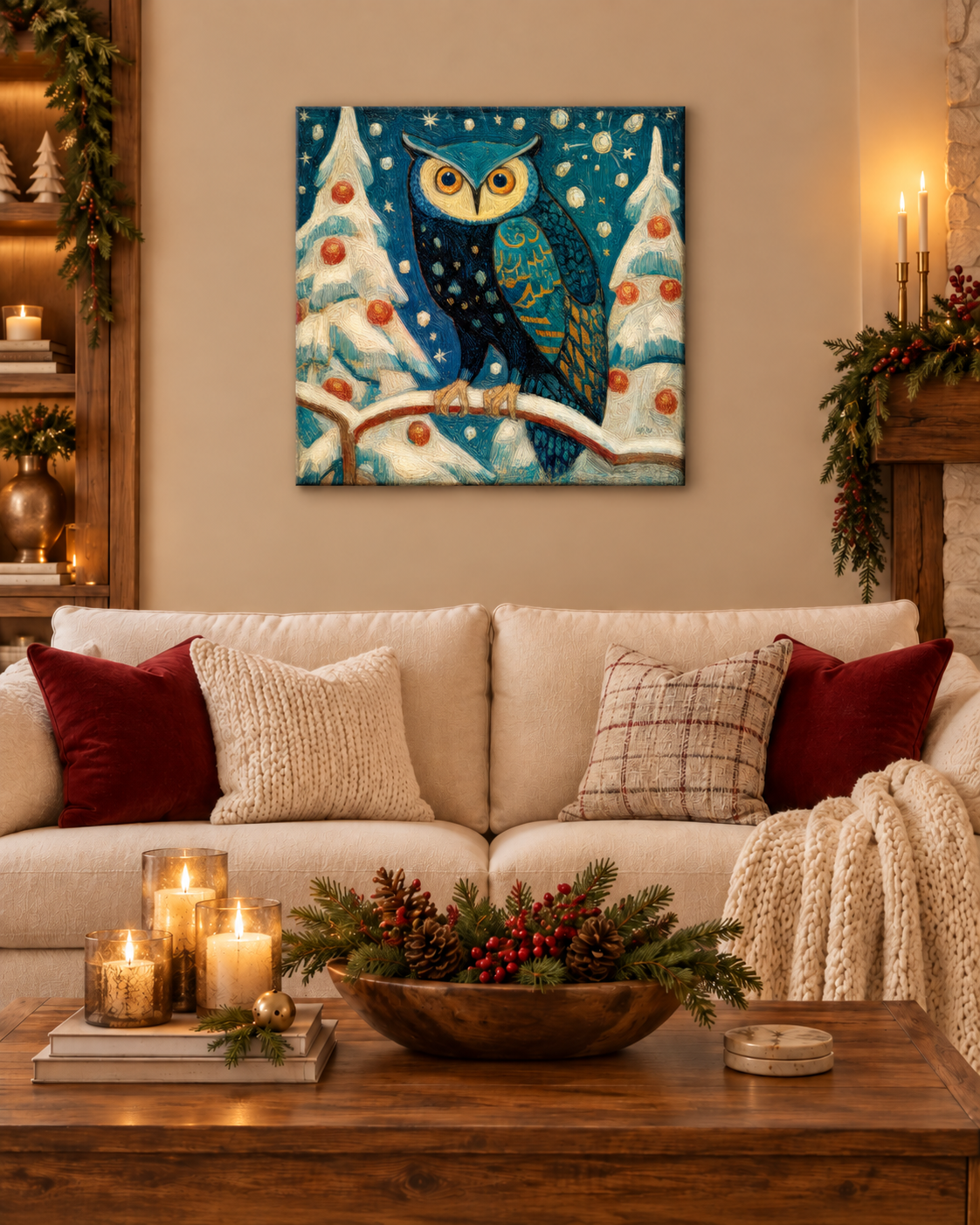 SNOWY NIGHT OWL