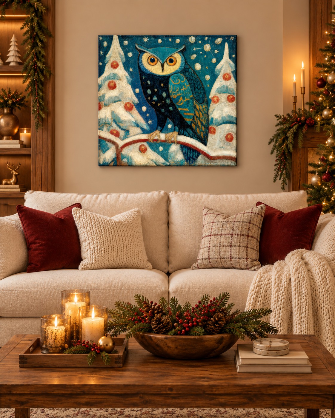 SNOWY NIGHT OWL