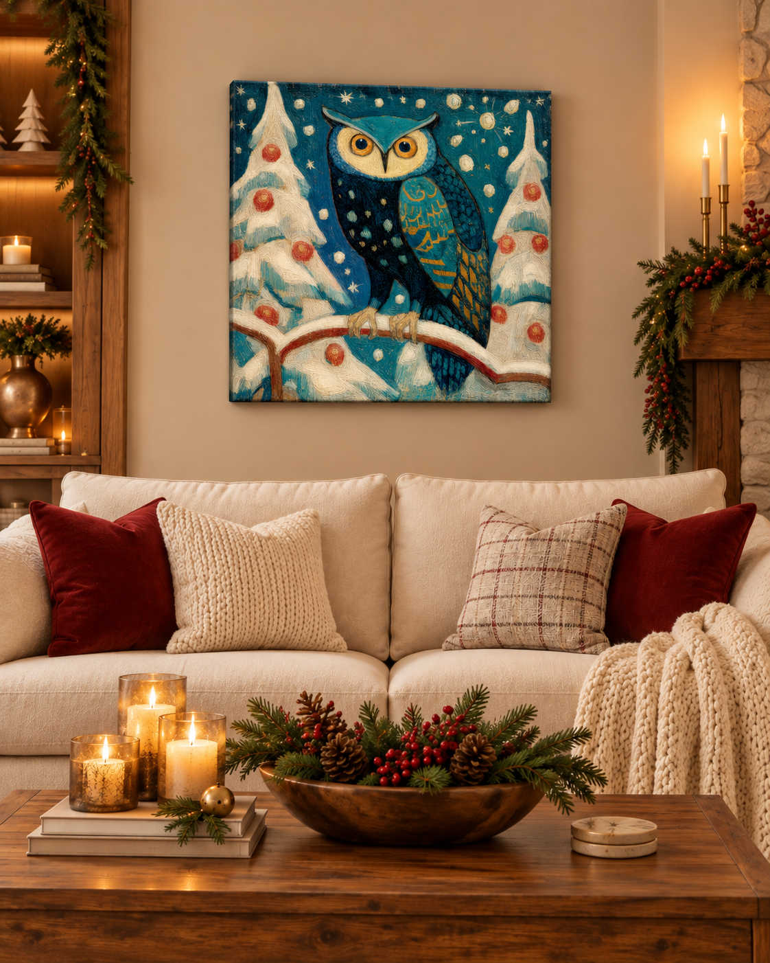 SNOWY NIGHT OWL