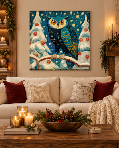 SNOWY NIGHT OWL