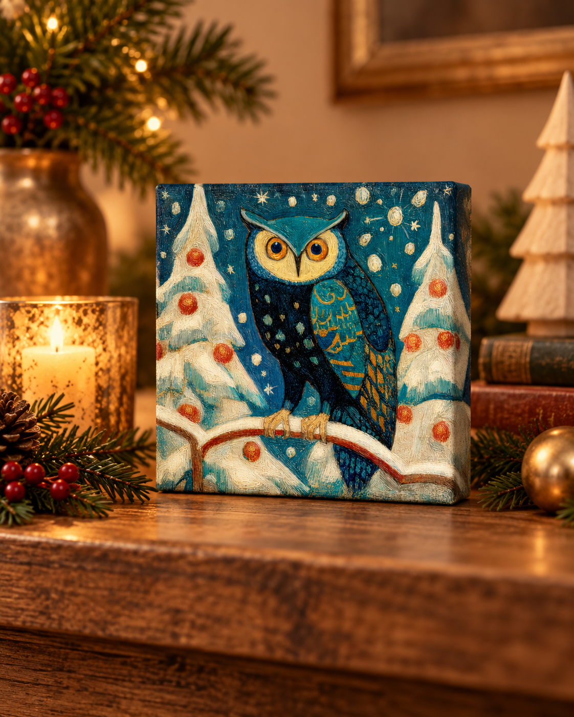 SNOWY NIGHT OWL