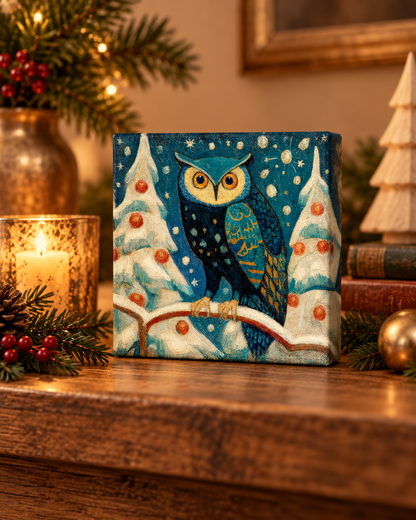 SNOWY NIGHT OWL