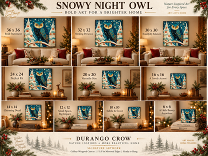 SNOWY NIGHT OWL