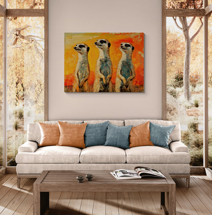 SUNSET MEERKATS